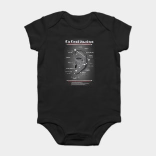 Ear Piercing Chart, Black And Red Baby Bodysuit